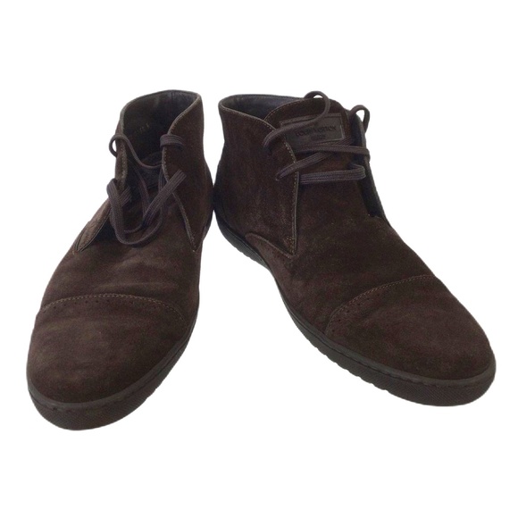 Louis Vuitton Dark Brown Suede Cap-Toe Lace-Up Chukka Boots Size 6 - Picture 2 of 9